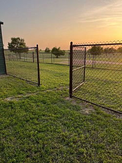 Large separate play yards