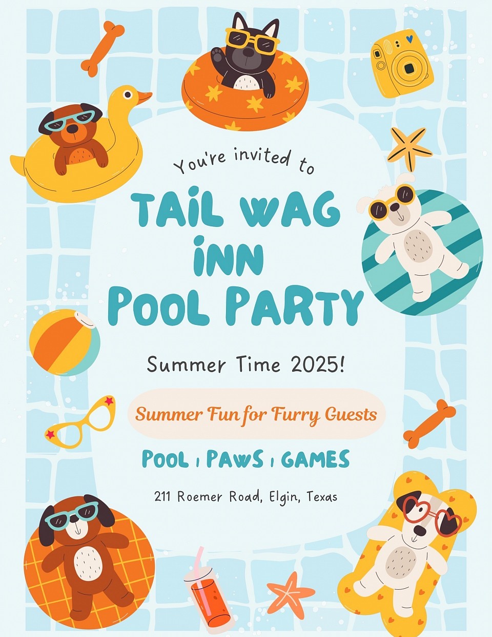 Summer Dog Daycare Dog Boarding